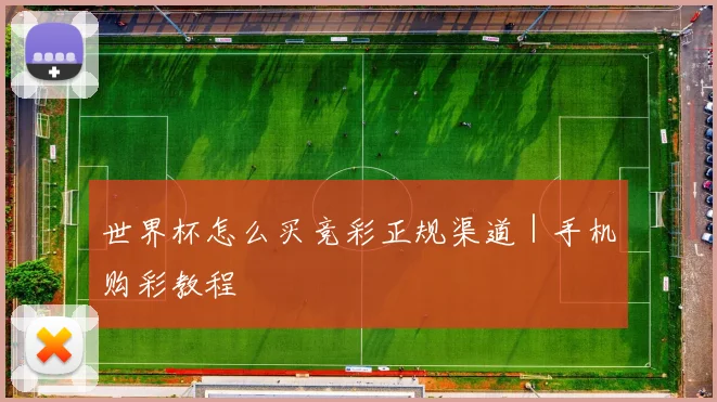 世界杯怎么买竞彩正规渠道｜手机购彩教程